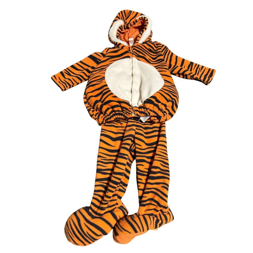 Old Navy Orange and Black Tiger Kids Halloween Costume